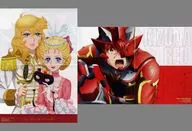 Both Sides A3 Pin Up (2 Fold) Prince Oscar Bernadotte François de Jarger & Marie Antoinette / Kizuna Red "Gekijo Anime The Rose of Versailles / Sentai Red Become an Adventurer in a Different World" Monthly New Type, March 2025 Binding Appendix