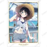A3マット加工ポスター 更科瑠夏 デートビジュアル 「TVアニメ 彼女、お借りします」