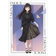 A3マット加工ポスター 井ノ上たきな meagratiaコラボ 描き下ろし 「TVアニメ リコリス・リコイル」