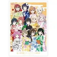 [新品] A3マット加工ポスター 集合 描き下ろし 縁日ver. 「ラブライブ!虹ヶ咲学園スクールアイドル同好会」