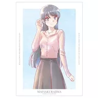 A3マット加工ポスター 桜島麻衣 Ani-Art aqua label 「青春ブタ野郎はサンタクロースの夢を見ない」