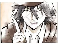 クリアポスター 江戸川乱歩 水墨画アート 「文豪ストレイドッグス」