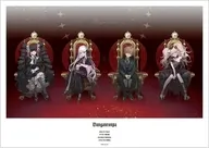 [新品] A3マット加工ポスター 集合(A) およさんイラスト 玉座ver. 「ダンガンロンパシリーズ」