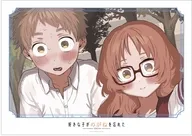 A3マット加工ポスター ver.A 小村楓＆三重あい 「好きな子がめがねを忘れた」