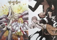 両面B2ポスター(八つ折) アルジェブラ＆レイクス・オーハイネ/集合 「ファイブスター物語/文豪ストレイドッグス」 月刊ニュータイプ 2026年11月号 付録