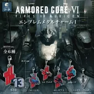 [Box] ARMORED CORE V I Enbu Rem Metal Charm 1