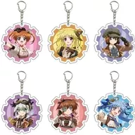 [Box] Magical Girl Lyrical NANOHA Series Acrylic Key Holder 11. Steam punk ver. (drawing illustration)