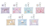 [Box] Acrylic Key Holder with Parts Sanrio Character Connectors 04. Graphic Art Illustration