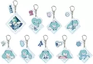 【BOX】パーツ付きアクリルキーホルダー 初音ミク×シナモロール 01.コラボイラスト