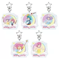 【BOX】魔法の天使クリィミーマミ×魔法のプリンセス ミンキーモモ 星型ナスカンアクリルキーホルダー 01.公式イラスト
