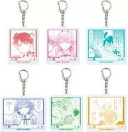 【BOX】彼女のリアルが切り抜けない! アクリルキーホルダー 01.公式イラスト