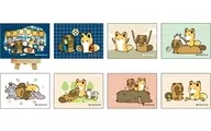 【BOX】タヌキとキツネ キャンバスボードミニ 01.公式＆描き下ろしイラスト