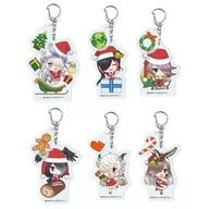 【BOX】パーツ付きアクリルキーホルダー けものフレンズ 01.クリスマスver. フォトきゃらイラスト