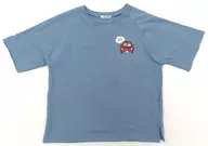 ハッチ＆しろたまちゃん 裏毛プルオーバー ブルー M-Lサイズ 「Fuku Fuku Nyanko(ふくふくにゃんこ)」