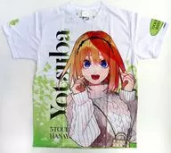 中野四葉 フルグラフィックTシャツ ホワイト フリーサイズ 「五等分の花嫁×アトレ秋葉原 GOTO AKIBA!」