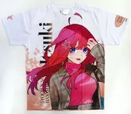 中野五月 フルグラフィックTシャツ ホワイト フリーサイズ 「五等分の花嫁×アトレ秋葉原 GOTO AKIBA!」