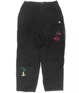 戦う運命 ルーズフィットチノパン ブラック Mサイズ 「ジョジョの奇妙な冒険 The Animation×グラニフ(graniph)」