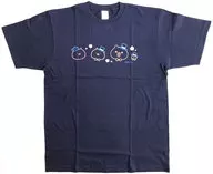 集合 Tシャツ ドレスアップ ネイビー XLサイズ 「うさまる展～usamaru’s treasure box～」