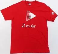 松下奈緒 PLAY LIST Tシャツ レッド XLサイズ 「JAバンクpresents 松下奈緒コンサートツアー2021 ”PLAY LIST”」