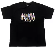 集合(ミニキャラ) UT(半袖Tシャツ) ブラック XLサイズ 「ドラゴンボールDAIMA×ユニクロ」