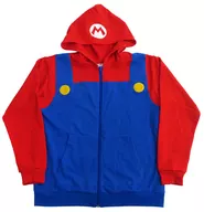マリオ(2023ver.) パーカー レッド×ブルー Lサイズ 「スーパーマリオ」 ユニバーサル・スタジオ・ジャパン スーパーニンテンドーワールド限定