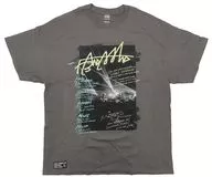 BAND-MAID NEW MESSEGE-T(Tシャツ) チャコール XLサイズ 「BAND-MAID ONLINE OKYU-JI」