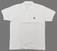 BAND-MAID 5TH ANNIV.EMBROIDERY POLO(ポロシャツ) ホワイト XLサイズ 「BAND-MAID × eggman presents 5th Anniversary お給仕 day3 『お盟主様の会』」