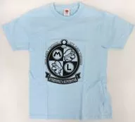 マリオ＆ルイージ/ワンワン クラブニンテンドーTシャツ2010 ブルー Sサイズ 「スーパーマリオブラザーズ」 クラブニンテンドーポイント交換品