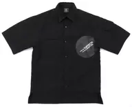 ロゴ オーバーサイズシャツ(5分袖) ブラック Mサイズ 「Kojima Productions×GU」