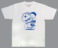 ひみつ道具「人生やりなおし機」 Tシャツ ホワイト Sサイズ 「ドラえもん×graniph(グラニフ)」