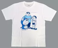 ひみつ道具「きこりの泉」きれいなジャイアン Tシャツ ホワイト Sサイズ 「ドラえもん×graniph(グラニフ)」