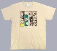 5人とパピ Tシャツ ベージュ Mサイズ 「ドラえもん 未来デパート」