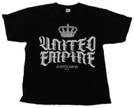 UNITED EMPIRE(新日本プロレス) コラボTシャツ ブラック XXLサイズ 「UNITED EMPIRE×JUSTIN DAVIS(2022年)」