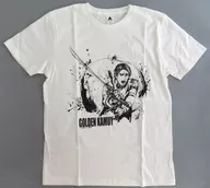 鯉登音之進 墨絵Tシャツ ホワイト Mサイズ 「ゴールデンカムイ」 週刊ヤングジャンプ45周年記念 ヤングジャンプ×墨絵SHOP 第5弾グッズ