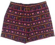 集合 総柄 ショートパンツ ブラック レディースM～Lサイズ 「ドナルドのホット・ジャングル・サマー 2019」 東京ディズニーランド限定