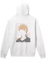 黒崎一護 lette-graph バックプリントパーカー ホワイト ユニセックス XXLサイズ 「TVアニメ BLEACH -ブリーチ- 千年血戦篇」