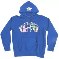 集合(横一列) パーカー ブルー Mサイズ 「スーパーマリオ」 ユニバーサル・スタジオ・ジャパン スーパーニンテンドーワールド限定