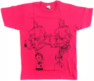 やってらんねえって時と、やってやるって時のちがい。(寺田克也) Tシャツ ホットピンク Mサイズ yonpo限定