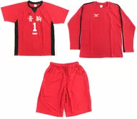 黒尾鉄朗 2TOPルームウェア レッド Mサイズ 「ハイキュー!!×しまむら」