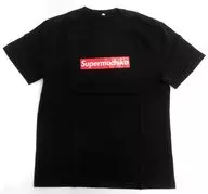 てんちむ 『Supermuchiko』Tシャツ ブラック(赤ロゴ) Lサイズ てんちむ屋グッズ