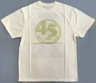 佐野元春 45周年記念Tシャツ クリーム フリーサイズ 「佐野元春 45周年アニバーサリーツアー」 チケット特典