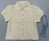 くる実 マリンアカデミアシリーズ ネクタイ付きブラウス アイボリー 4Lサイズ 「くる実×しまむら」