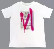 [単品] MY FIRST STORY オリジナルTシャツB ホワイト フリーサイズ 「DVD MY FIRST STORY TOUR 2020 Pacifico Yokohama VI DAYS -LIVE HISTORY- STORYTELLERメンバー完全限定生産」 同梱特典