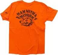 [単品] トーキョー・タナカ(MAN WITH A MISSION) Tシャツ オレンジ Sサイズ 「プッシュウルフパック!!」 2014 MWAM Web Shop完全受注生産限定