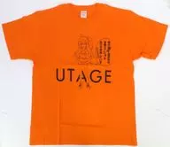 道楽宴 オリジナルTシャツ オレンジ Lサイズ 「とらくじ 俺の脳内選択肢が、学園ラブコメを全力で邪魔している」D賞