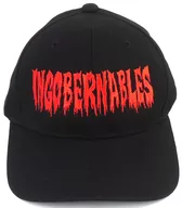 ロス・インゴベルナブレス・デ・ハポン(新日本プロレス) L・I・J 『INGOBERNABLES』ベースボールキャップ (ブラック×レッド)