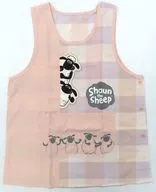 集合(ギンガムチェック) エプロン ピンク 3L-4Lサイズ 「ひつじのショーン」
