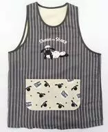 集合(ストライプ) エプロン グレー M-Lサイズ 「ひつじのショーン」