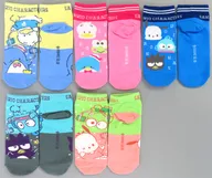 集合(6キャラクター) スニーカー丈ソックス5足組 23～25cm 「サンリオキャラクターズ」