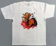 オルフェーヴル Tシャツ ホワイト XLサイズ 「DMMスクラッチ! UMAbred スクラッチ」 A-4賞
